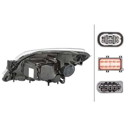 Hella Headlight Headlamp D2S/H7 Right 1ZS 008 710-321