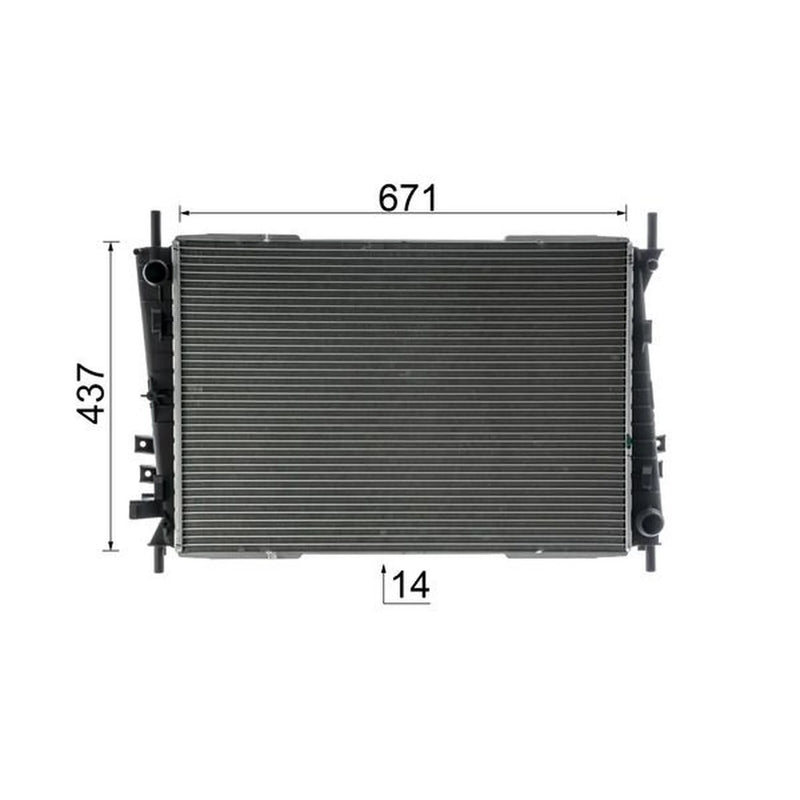 Mahle Engine Radiator CR 1607 000P