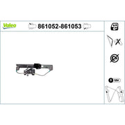 Valeo Electric Window Regulator Lifter Left Rear 861052