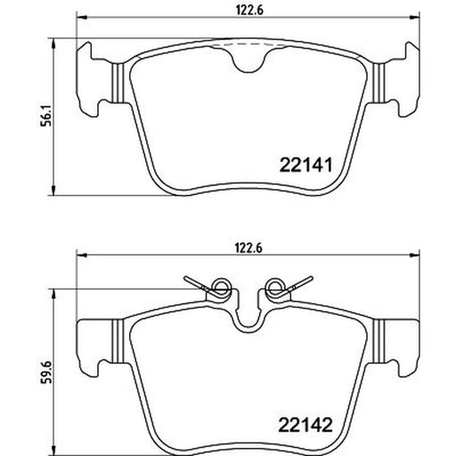 Mintex Rear Brake Pad Set MDB4101