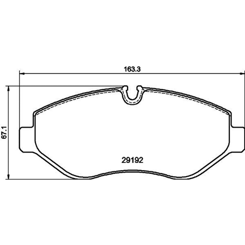 DON Front Brake Pad Set PCP2075