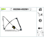 Valeo Electric Window Regulator Lifter Right Front 852581