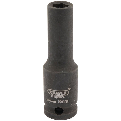 Draper Expert HI-TORQ 6 Point Deep Impact Socket, 3/8" Sq. Dr., 8mm Draper  - Town Parts