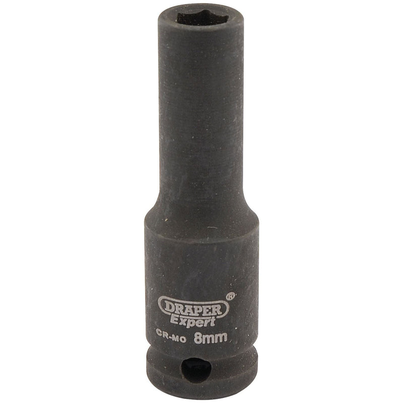 Draper Expert HI-TORQ 6 Point Deep Impact Socket, 3/8" Sq. Dr., 8mm Draper  - Town Parts