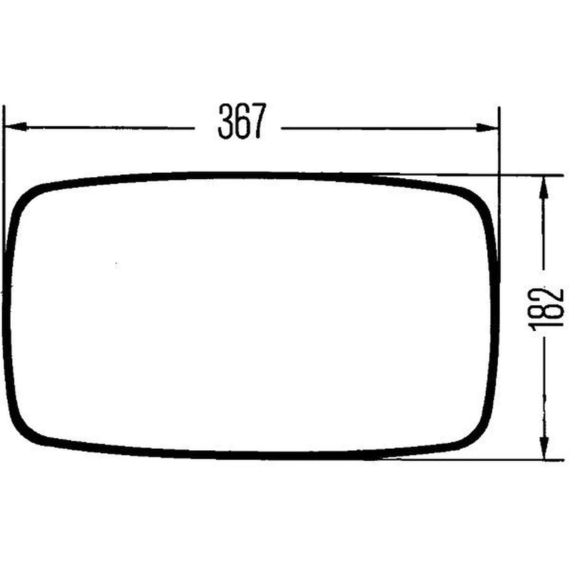 Hella Door / Wing Mirror both sides 8SB 003 978-001