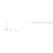 Juratek Brake Hydraulic Hose Line inner JBH1551R