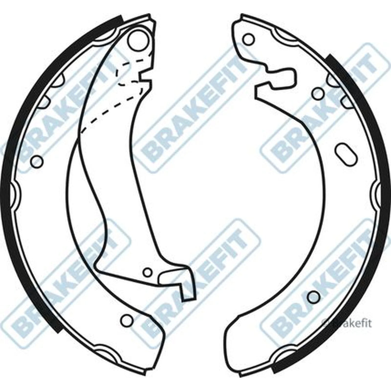 Apec Brake Shoe Set Axle Kit BSH1105