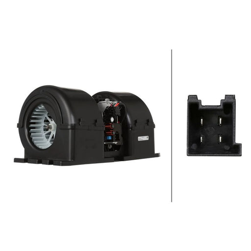 Hella Heater Blower Fan 8EW 366 400-181