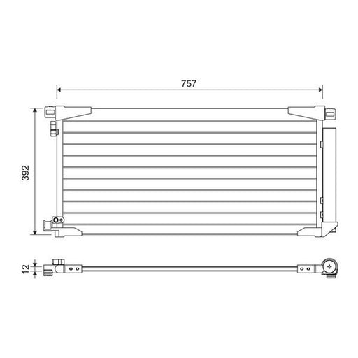 Valeo Air Conditioning Condenser 822607
