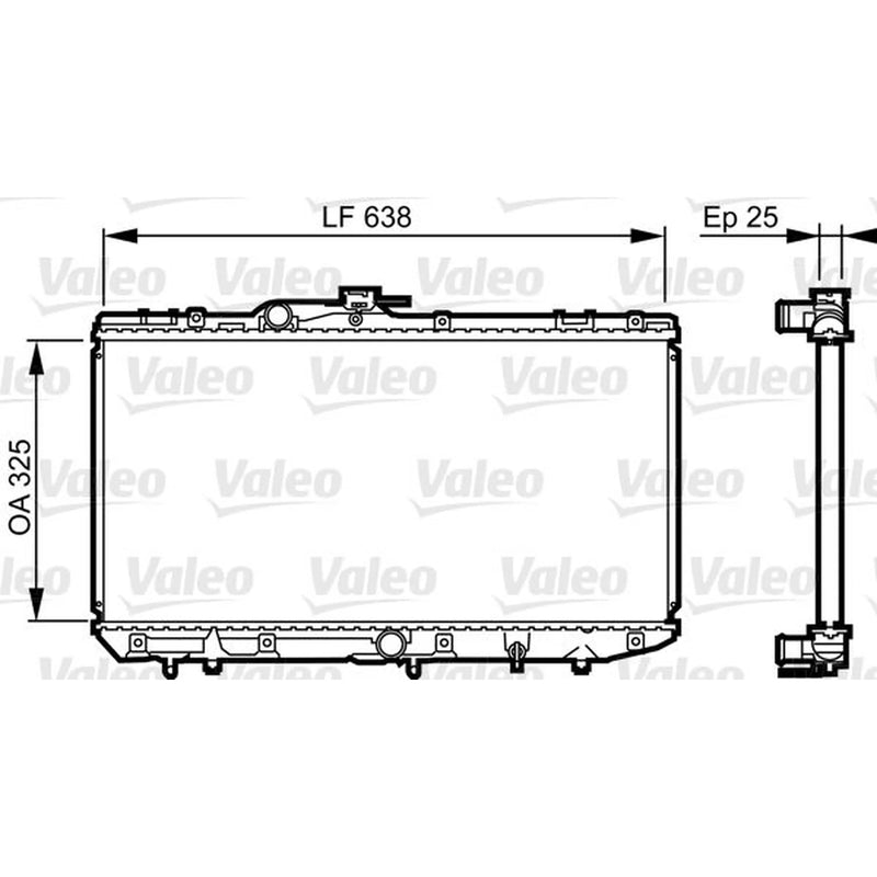 Valeo Engine Radiator 731688