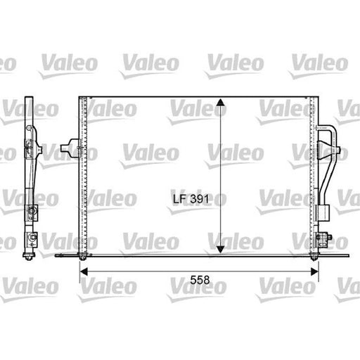 Valeo Air Conditioning Condenser 817232