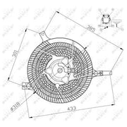NRF Engine Cooling Fan 47572