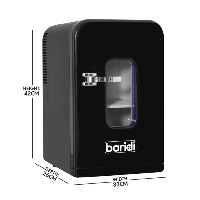 Baridi Mini Fridge/Warmer 15L Capacity 12V/230V - Black DH95 - Baridi - Van Life Living