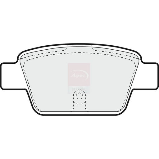 Apec Rear Brake Pad Set PD3128