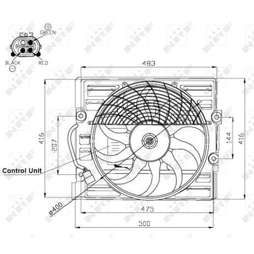 NRF Engine Cooling Fan 47481