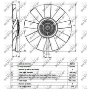 NRF Radiator Fan Clutch 49541
