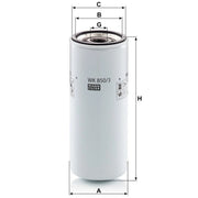 MANN-FILTER Fuel Filter Element WK 850/3