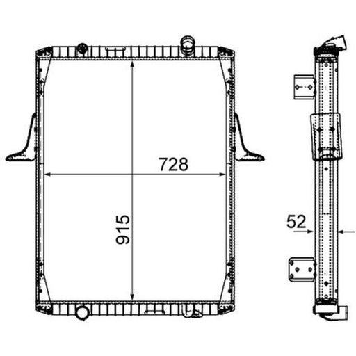 Mahle Engine Radiator CR 2090 000P