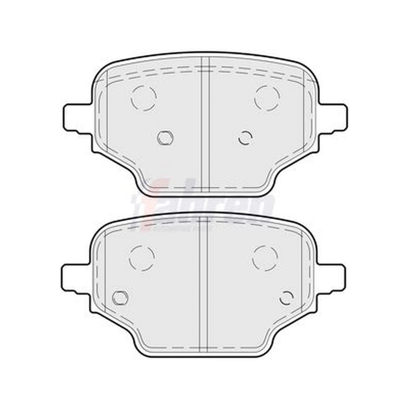 Fahren Rear Brake Pad Set FBP4018