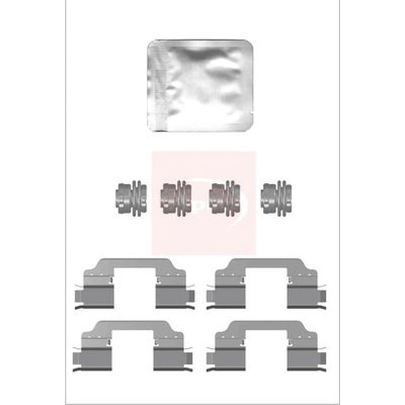 Apec Brake Pad Accessory Fitting Kit Front KIT1371