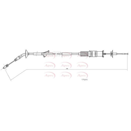 Apec Clutch Control Cable Pull CAB5018