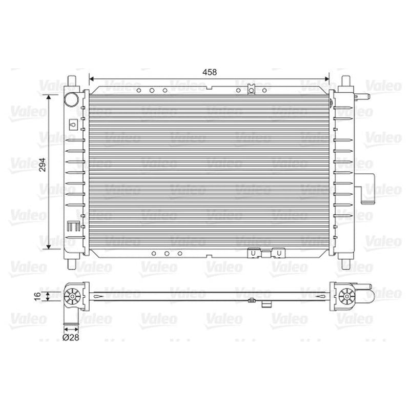 Valeo Engine Radiator 734251