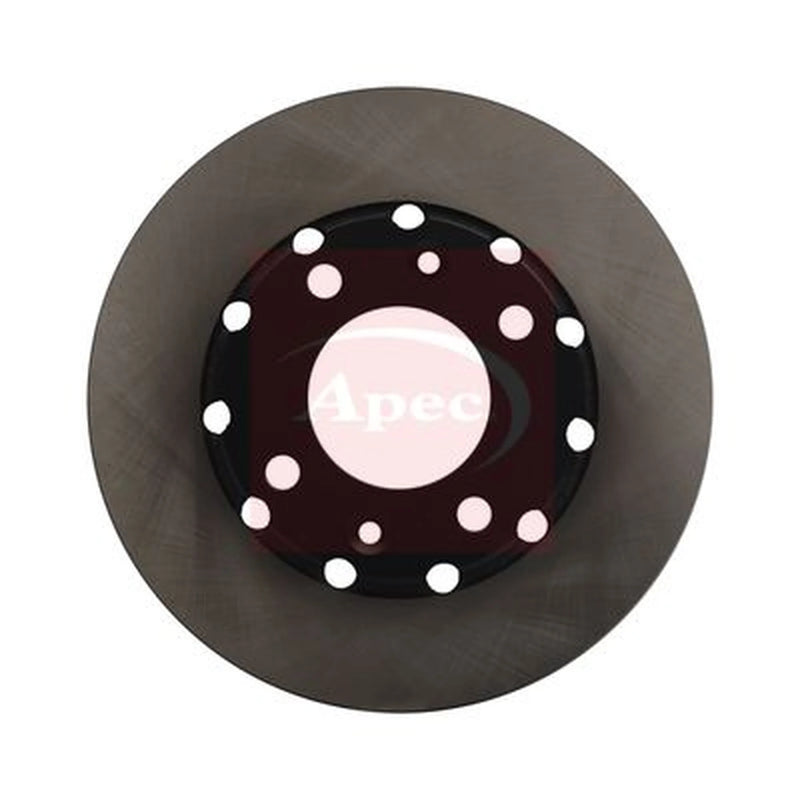Apec 2 x Solid Rear Brake Discs DSK3629-x2