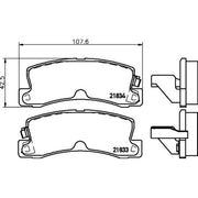 Mintex Rear Brake Pad Set MDB1994