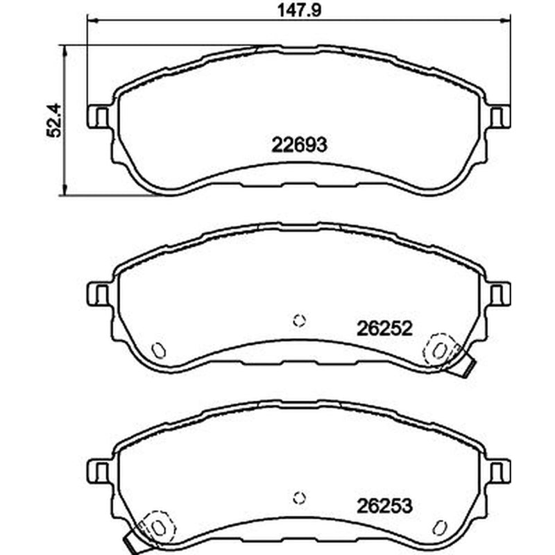 Mintex Rear Brake Pad Set MDB3339