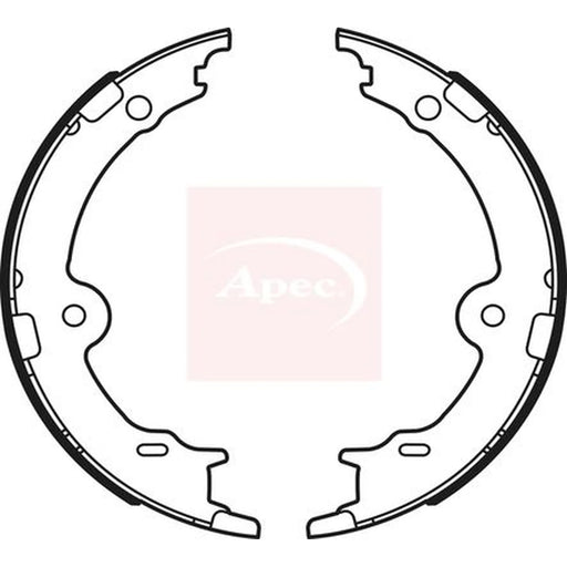Apec Parking Brake Shoe Set SHU793