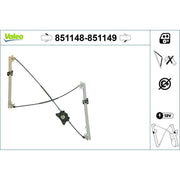 Valeo Electric Window Regulator Lifter Right Front 851149