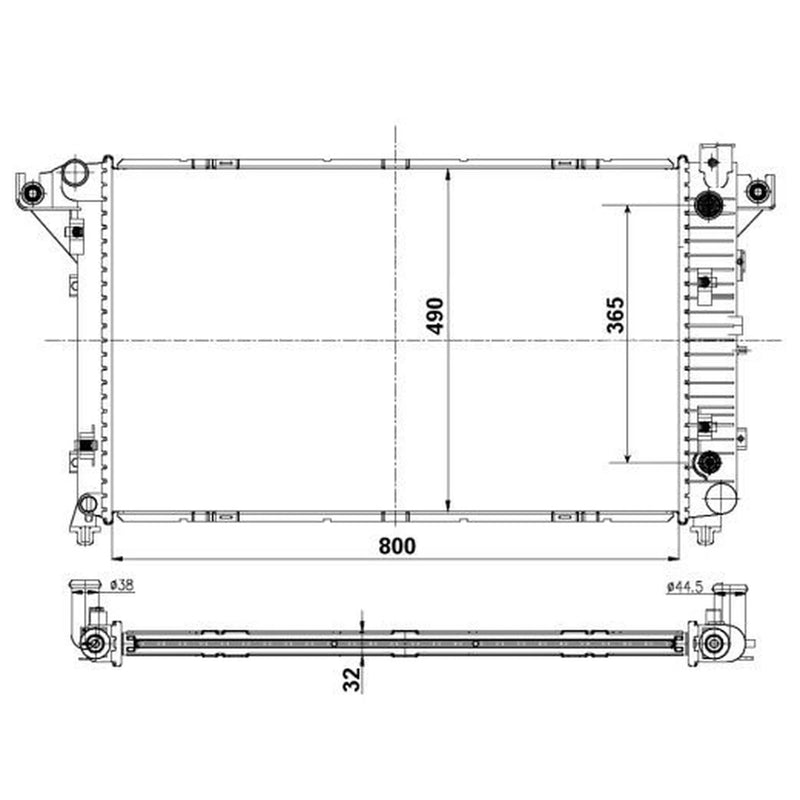 NRF Engine Radiator 50248