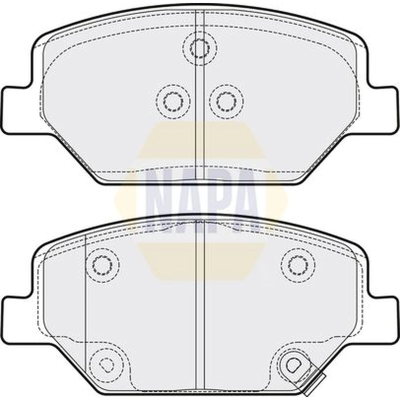 NAPA Front Brake Pad Set NBP1795