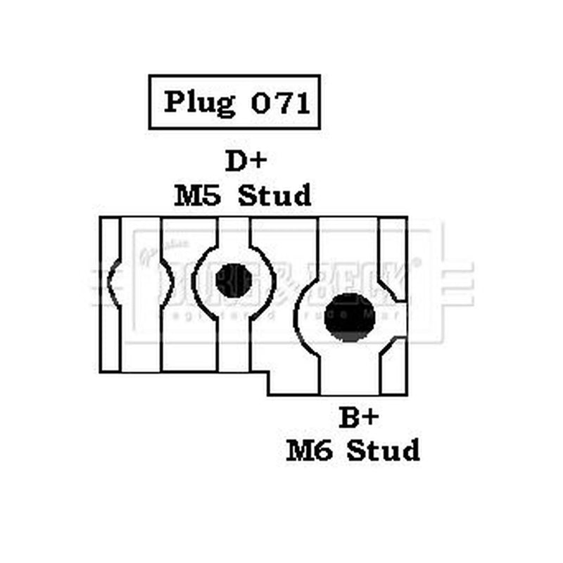 Borg & Beck Car Alternator 12V BBA2043