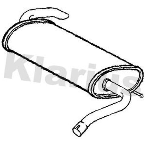 Klarius Box With Tail Pipe Rear FE1294L