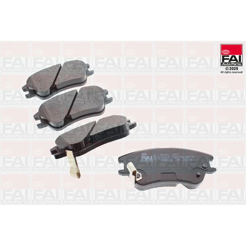 FAI Front Brake Pad Set BP662