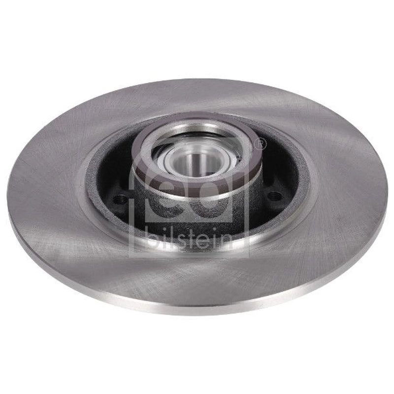 Febi 2 x Solid Rear Brake Discs 180024-x2