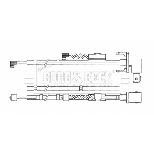 Borg & Beck Brake Pad Wear Sensor Front BWL33093