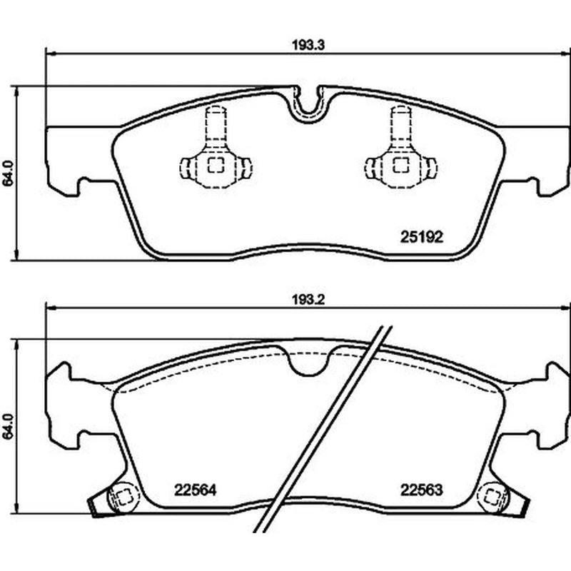 Mintex Front Brake Pad Set MDB4134