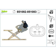 Valeo Electric Window Regulator Lifter Left Front 851082