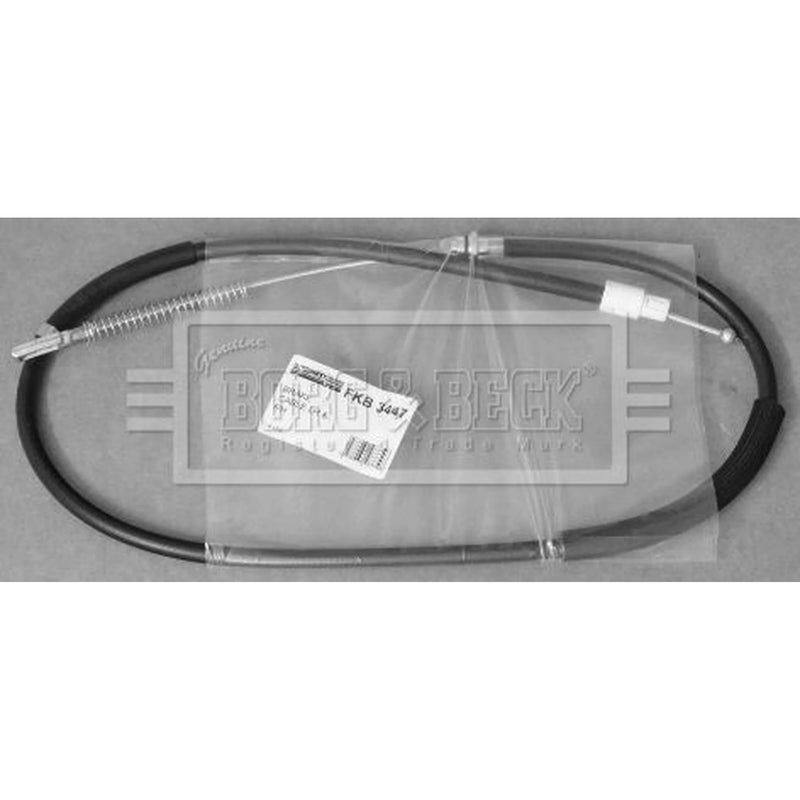 Borg & Beck Handbrake Cable Right Rear BKB3447