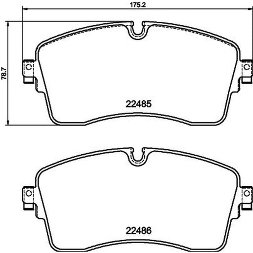 Mintex Front Brake Pad Set MDB3461
