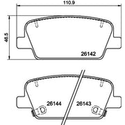 Mintex Rear Brake Pad Set MDB4195