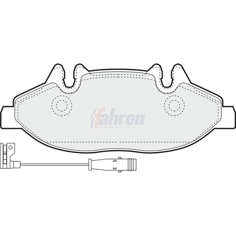 Fahren Front Brake Pad Set fits Mercedes-Benz Viano 2003-2007