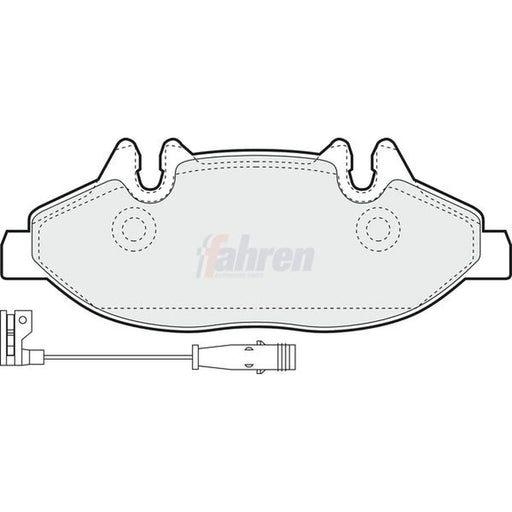 Fahren Front Brake Pad Set FBP3143