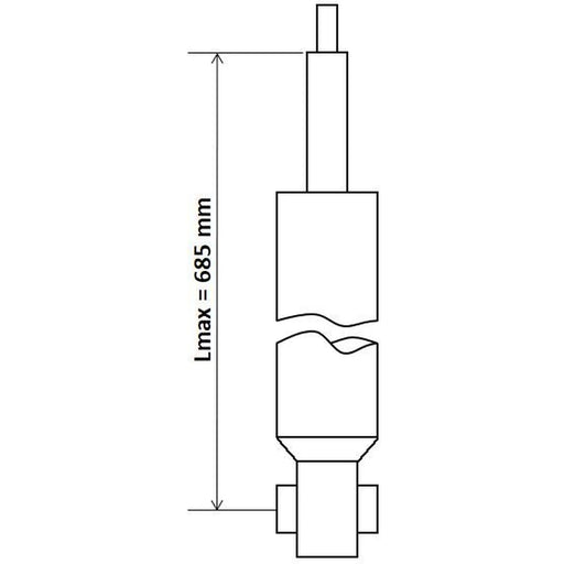 KYB Shock Absorber Damper Strut Rear 3430079
