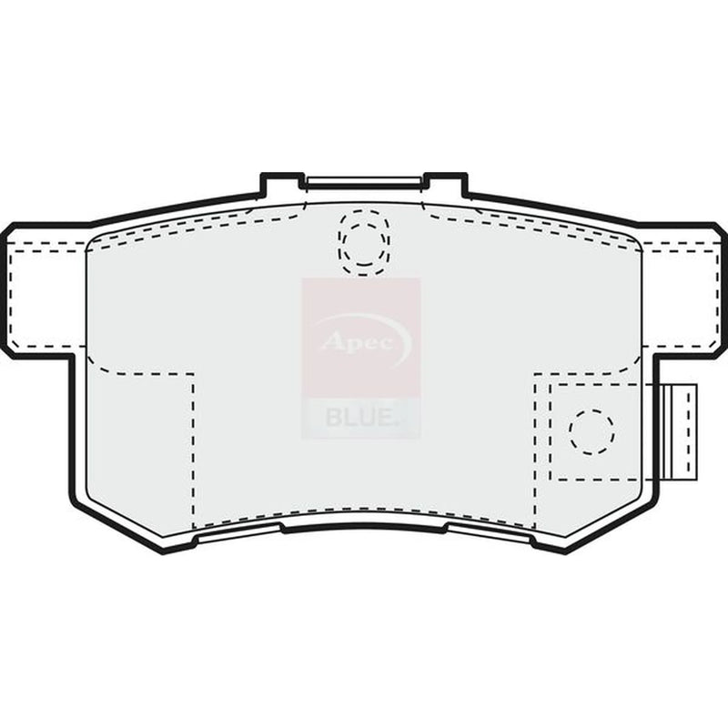 Apec Rear Brake Pad Set PD3433