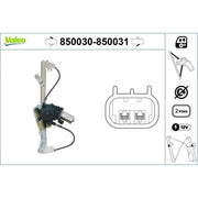 Valeo Electric Window Regulator Lifter Left Front 850030