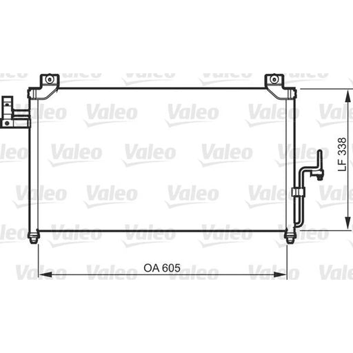 Valeo Air Conditioning Condenser 818092