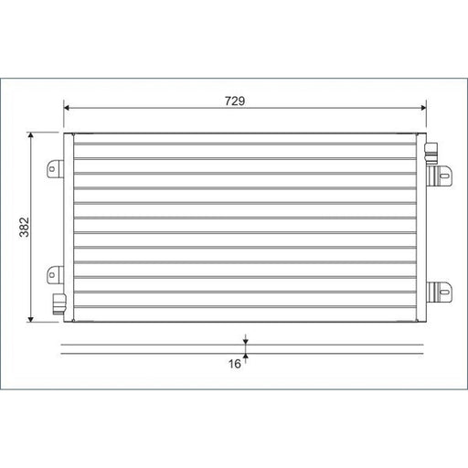 Valeo Air Conditioning Condenser 817689
